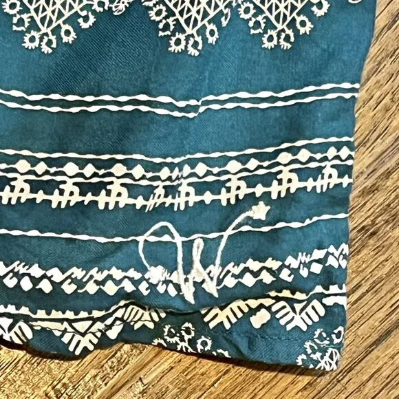 Wildling Teal Boho Nico Dress 4T